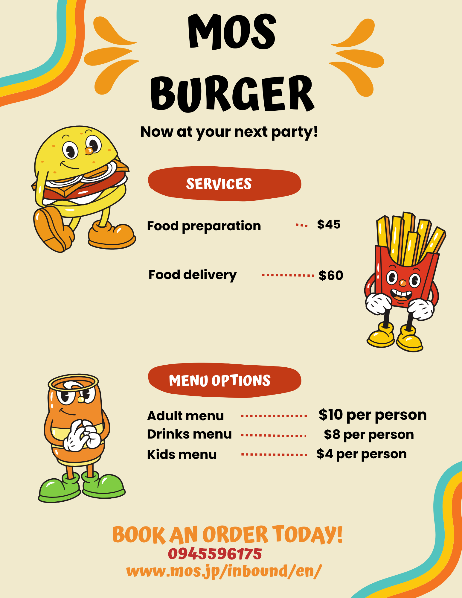 International Expansion Ideas for Mos Burger of Japan